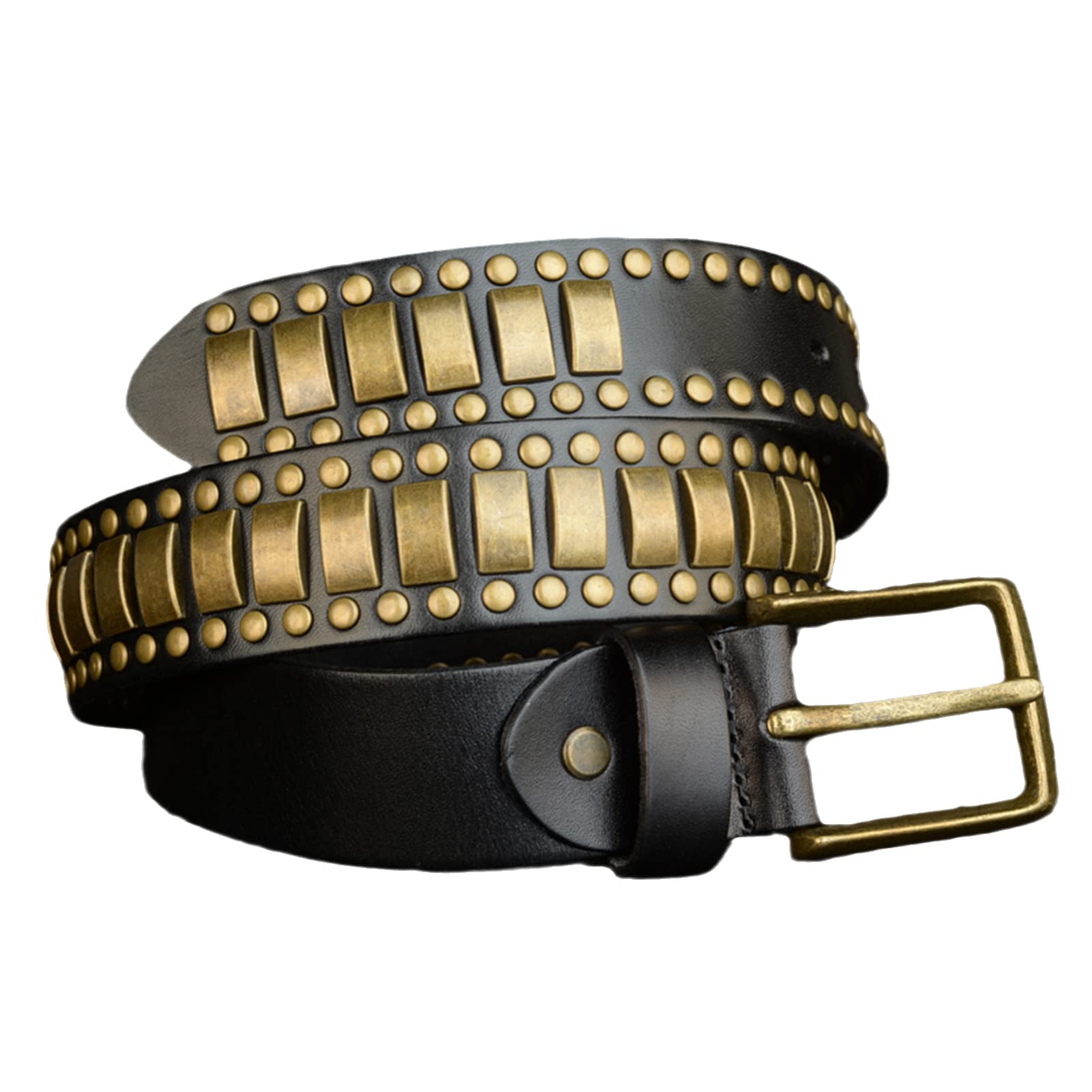 Cinturón de remaches de punk rock RBUDSPOLF ideal para conciertos y moda urbana vaquera