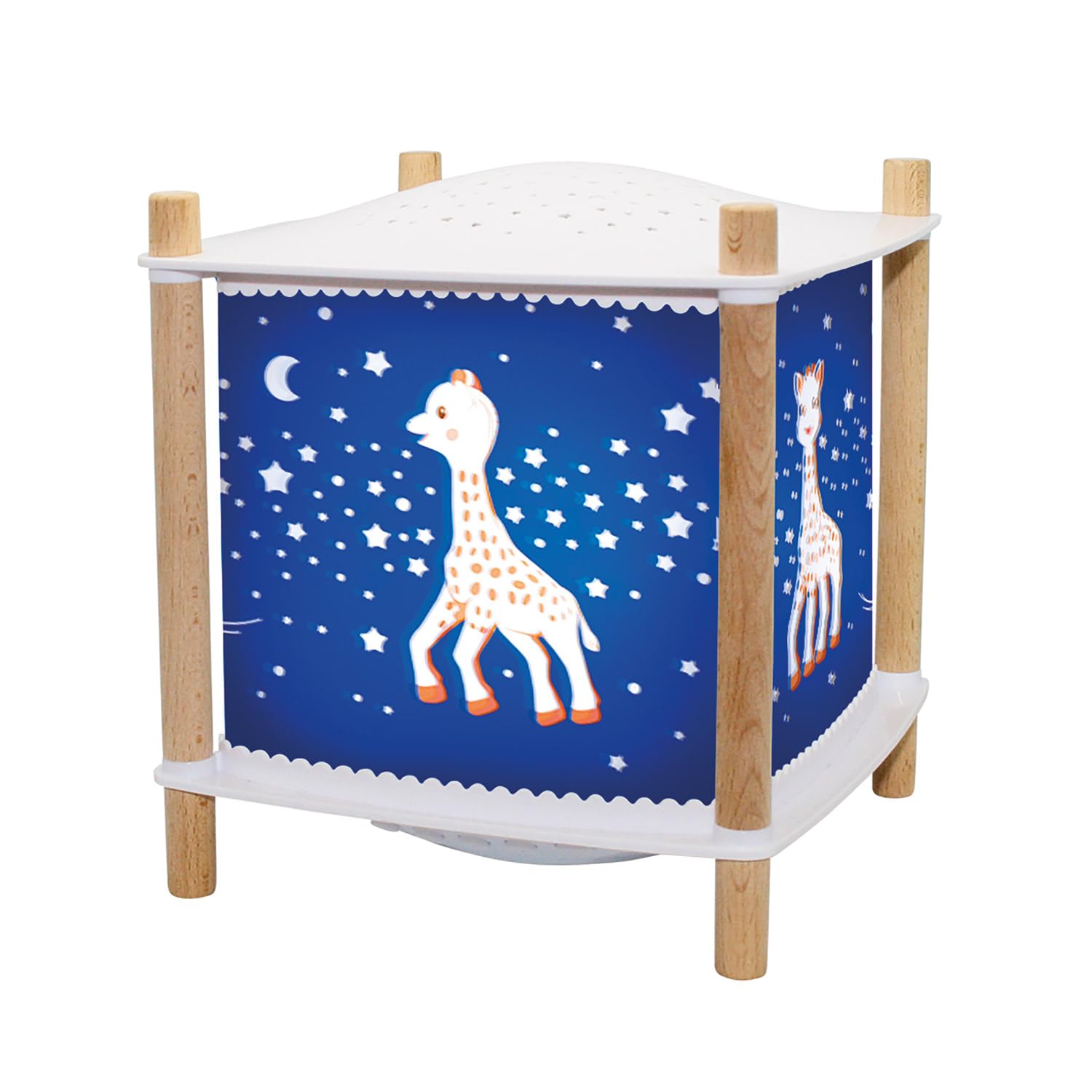 Trousselier - Sophie la Girafe. - Veilleuse Bébé Musicale et Lumineuse et Enfant - Lanterne ReVOLUTION 2.0 - Cadeau Naissance Veilleuse Rechargeable USB - Projecteur Ciel Etoilé - Detecteur de Pleurs