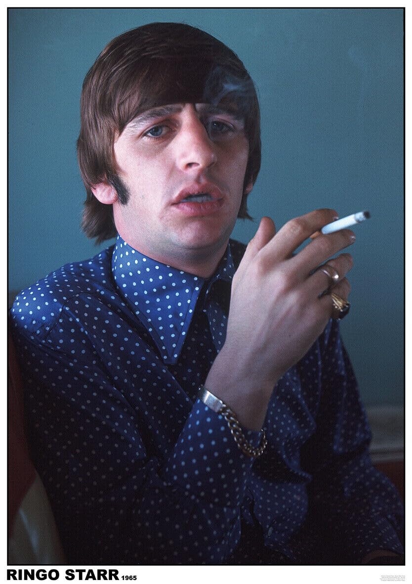 cigarette beatles artificial Beatles Poster Ring Rigid 1965 Smoking Cigarette : Amazon.co.uk:  Home & Kitchen
