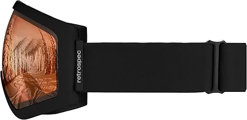 Miniatura 3 de Retrospec Traverse Ski Goggles - Snowboard Goggles for Men, Women - 100% UV Protection, Anti-Fog Snow Goggles