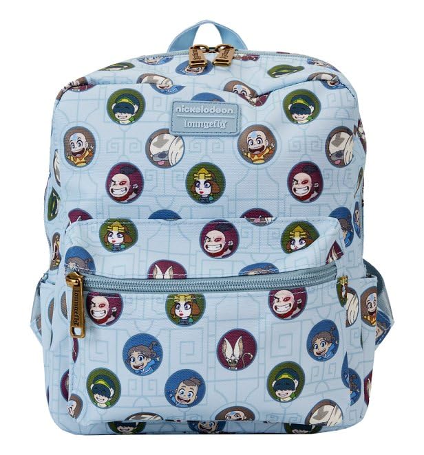 Loungefly Nickelodeon Avatar the Last Airbender Allover Print Square Nylon Mini Backpack2