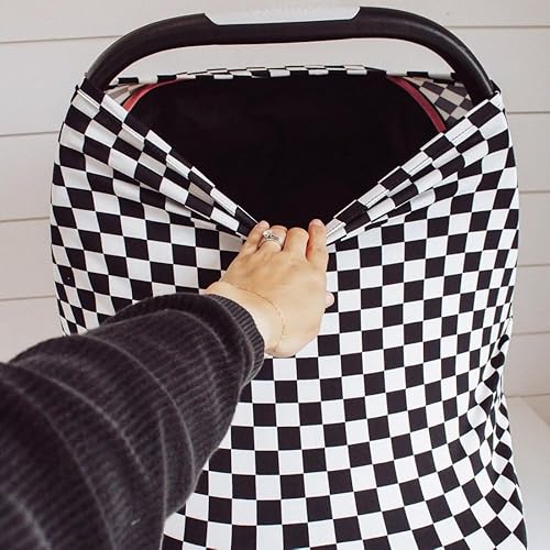 Miniatura 2 de Little Jump Funda multiusos para asiento de automóvil para bebé, funda de lactancia transpirable, toldo de asiento de coche de alta elasticidad,