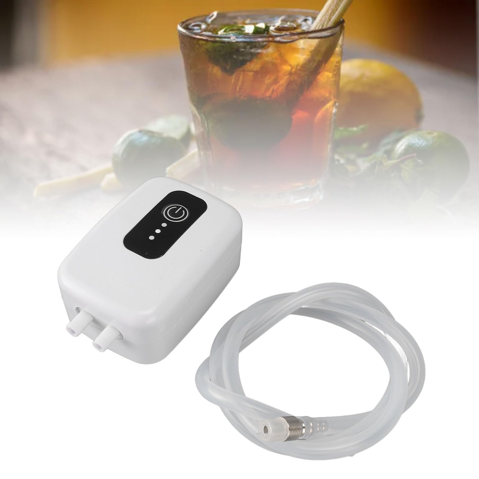 Pompe à Liqueur Automatique Pompe de Transfert de Vin électrique Distributeur de Boissons Kit de Pompe de Transfert de Bière de qualité Alimentaire pour (Type de tuyau de 1 m de