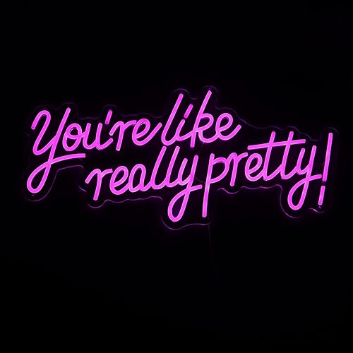 Miniatura 7 de Letrero de neón con texto en inglés Hello Gorgeous para decoración de pared con adaptador y atenuador remoto, letrero LED grande de Hello Gorgeous