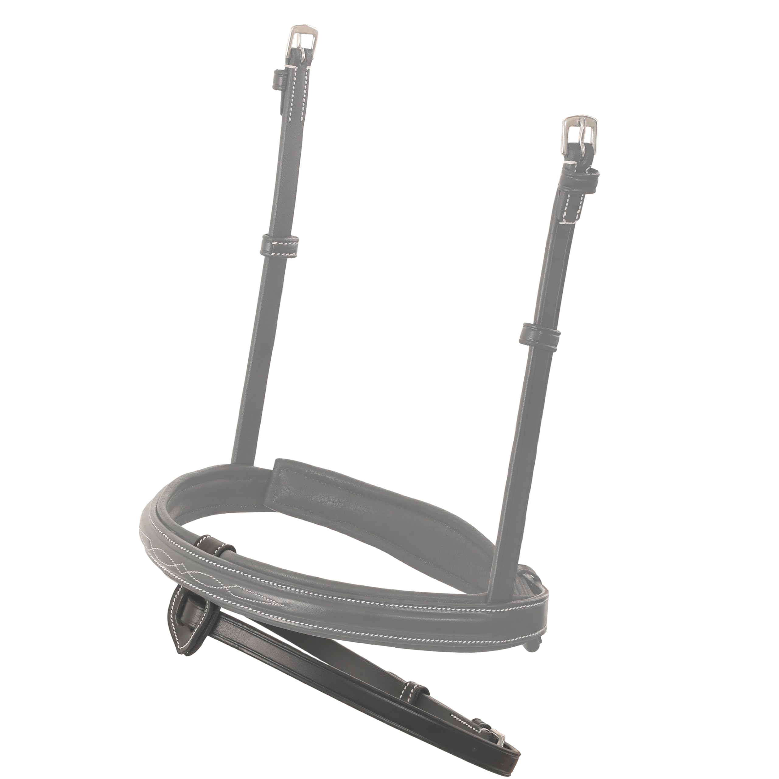 Exion Horse Flash Attachment for English Bridle | Genuine Leather Replacement Flash Strap