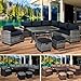 BRAST Gartenmöbel Set Hacienda | bis zu 10 Personen viele Farben | incl. Kissen & Abdeckung | TÜV geprüft | Outdoor Loungemöbel Sitzgruppe Essgruppe Garnitur | Grau/Anthrazit