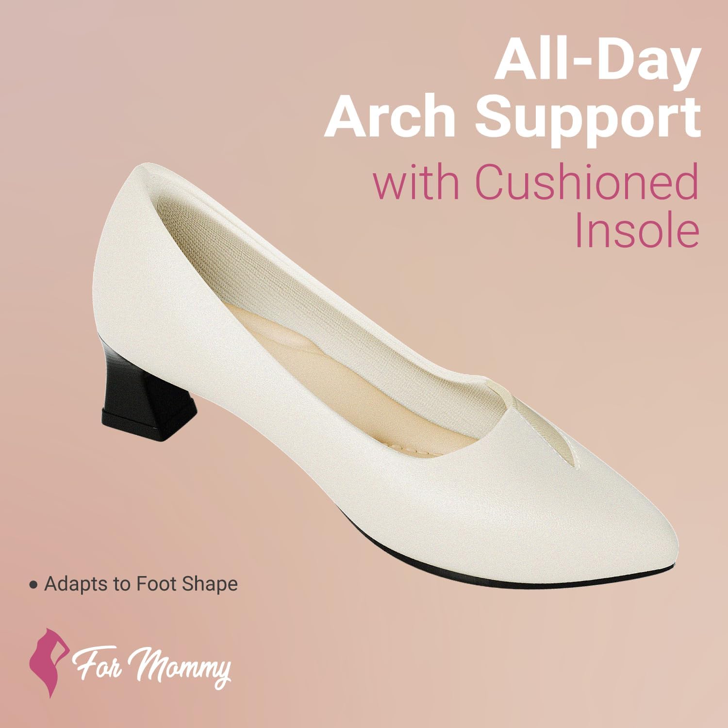 for Mommy Pregnancy Shoes for Swollen Feet – Stretchable with Patented Design, Providing Comfort and Style for Pregnant Women – Wide, Non-Slip Shoes