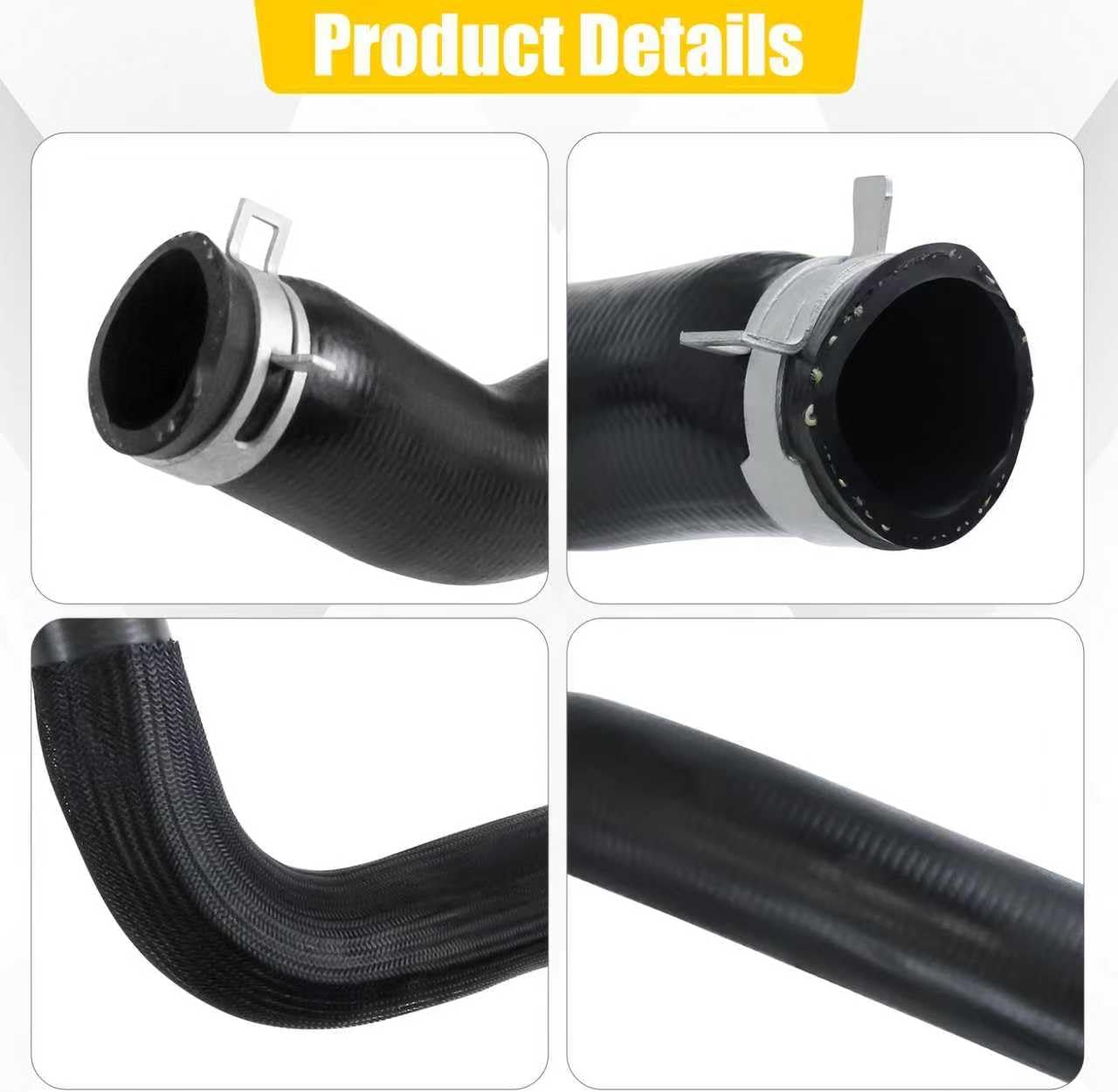 Lower Radiator Coolant Hose Compatible with Jeep Wrangler JK 3.6L Engine 2012 2013 2014 2015 2016 2017 2018 Replaces 55111395AE