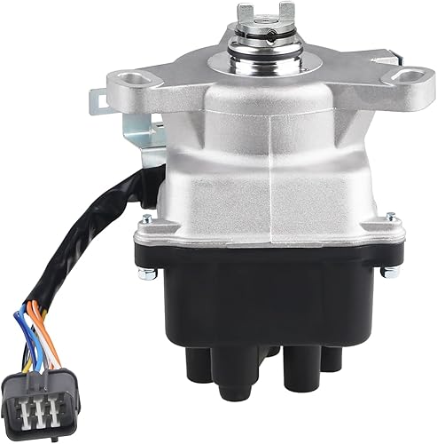 JDMON Distribuidor de encendido compatible con Honda Civic Acura EL 1.5L 1.6L 1999-2000 SOHC TD-63U TD73U