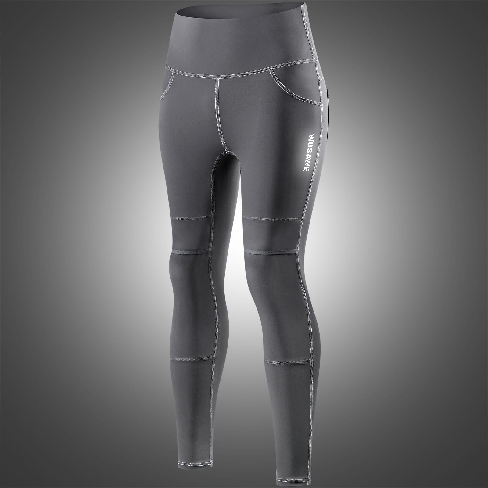 WOSAWE Legging de Yoga Femme Taille Haute Scrunch Butt Extensible Pantalon de Sport Fitness Course
