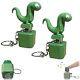 IBHOO Lizard Button Keychain, Lizard Keychain Button, Frog Croaking with Sound, Portable Stress Reliever