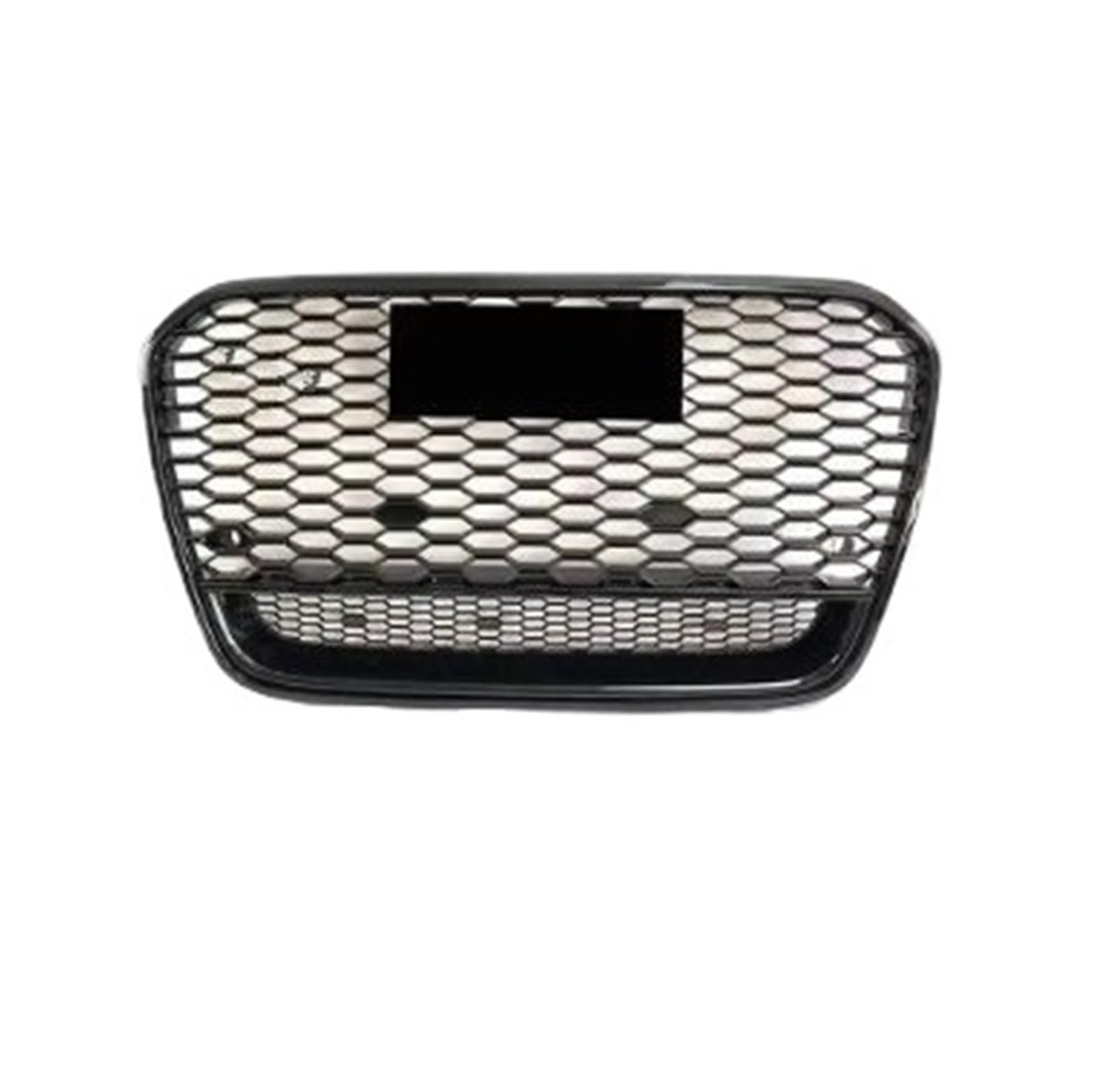 Osłona chłodnicy pasuje do zderzaka przedniego RS Style, osłona zderzaka pasuje do Audi A6 S6 C7 2012-2015, błyszcząca kratka pasuje do Quattro(All Glossy Black)