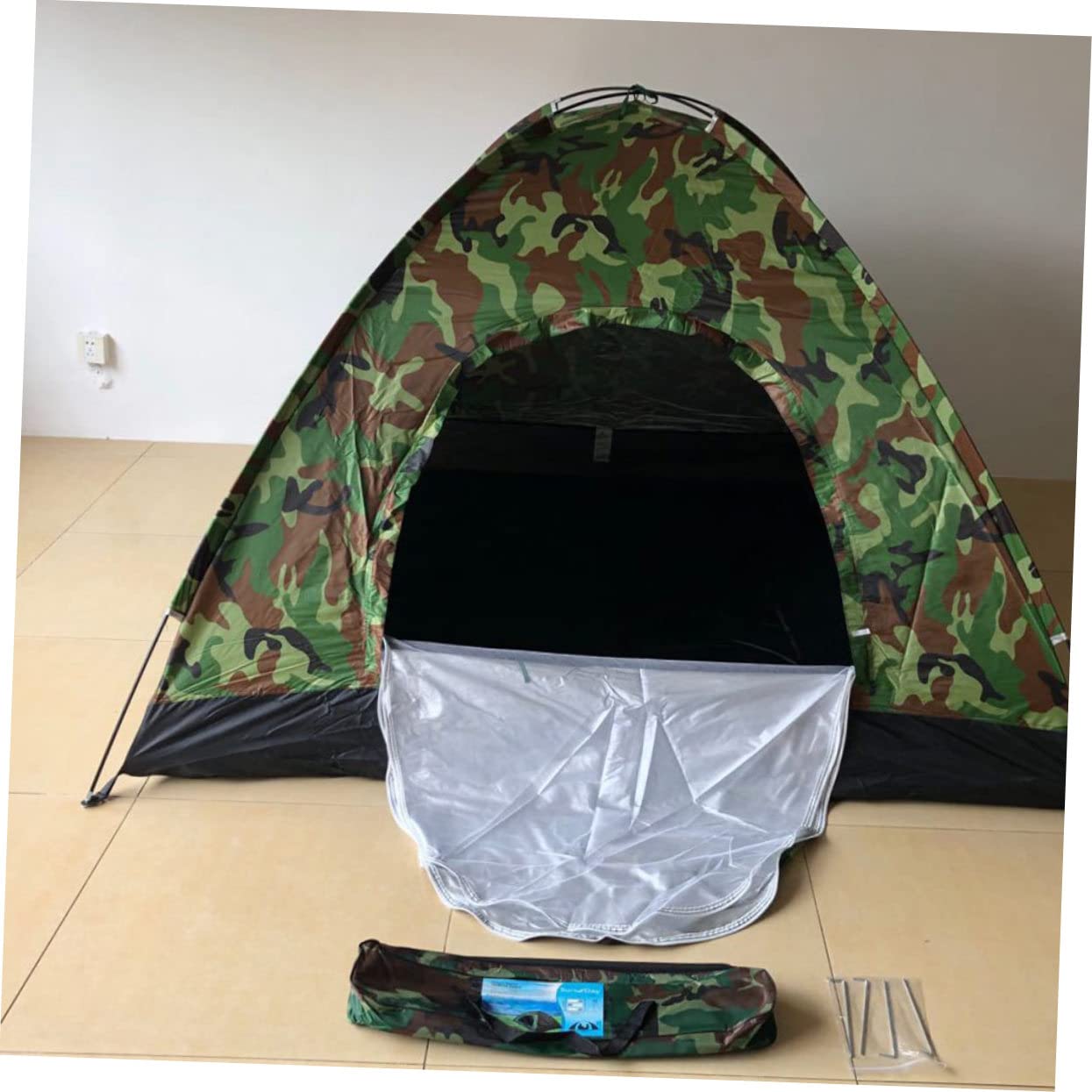 ifundom Wasserdichtes Outdoor-notzelt Tarnmuster-campingzelt Reisezelt für Camping Robust und Praktisch