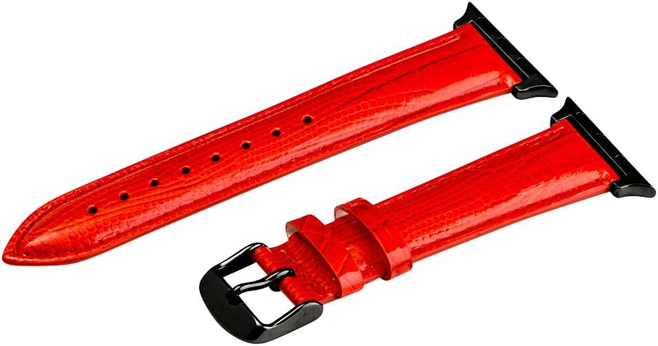 Clockwork Synergy® - 38mm/42mm Lizard Leather Watch Bands for Apple Watch