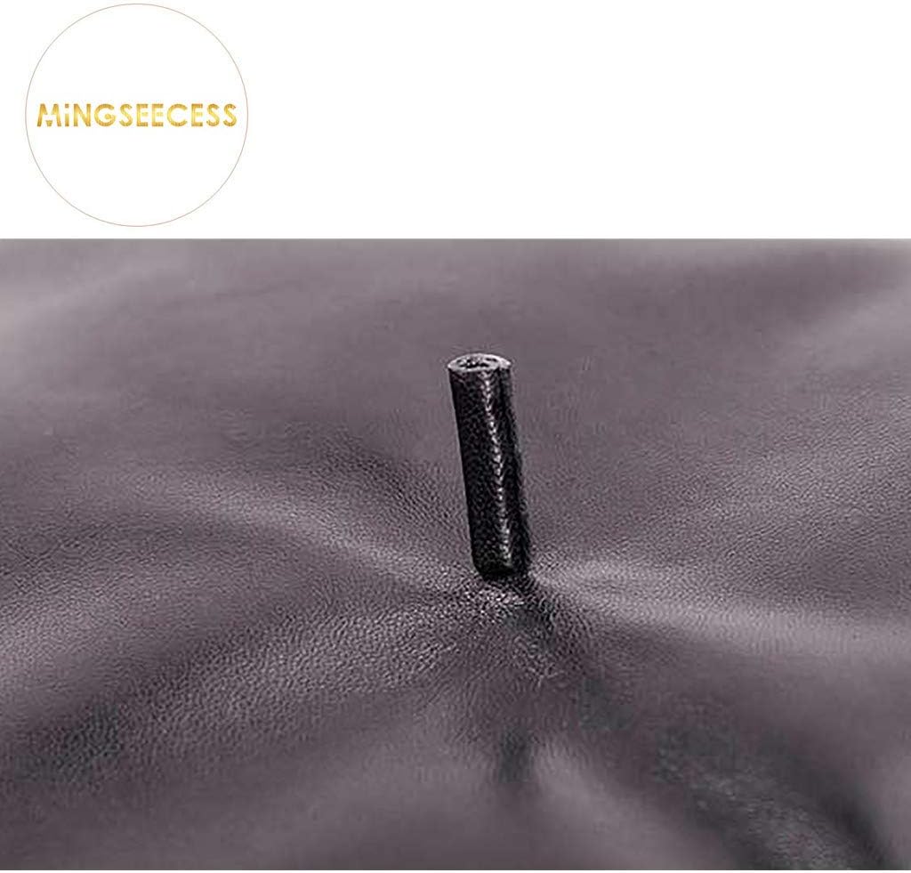 MINGSEECESS Women PU Leather French Black Beret Hat Causal Beanie Hat - Image 3