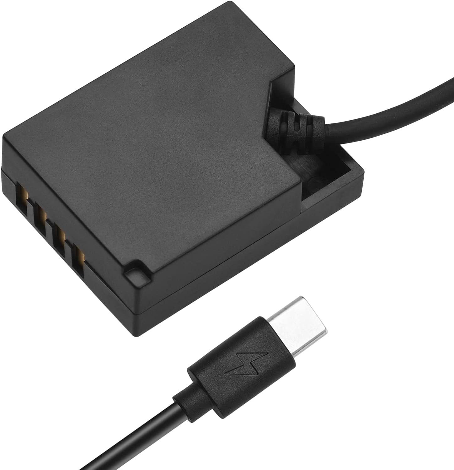 Andoer NP-W126 Dummy Battery USB-C Coupler Adapter Dummy Battery Coupler for Fujifilm X100F X100V X-S10 X-Pro3 X-E3 X-A2 X-A5 X-A7 X-T1 X-T2 X-T3 X-T4 X-T20 X-T100 X-T200