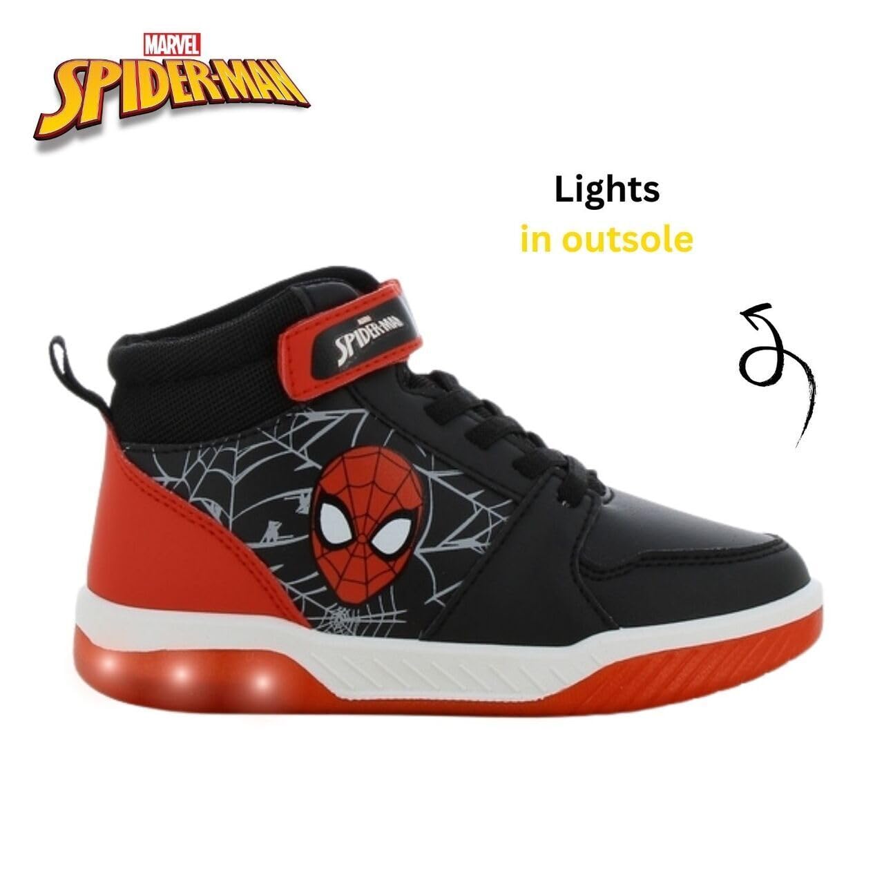 Leomil Spiderman Zapatillas Niño Deportivas | Zapatos para niños, Ligeros y cómodos, Ideal para la escuela y el tiempo libre, Marvel, Regalo para Niños