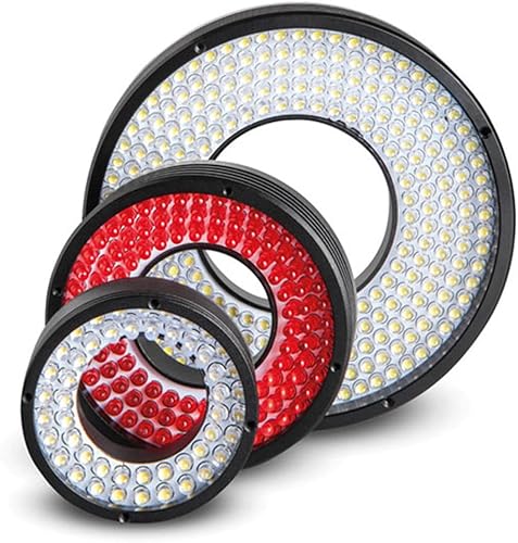 cámara industrial blanca de la lámpara de la detección y del reconocimiento de la visión de máquina LED 24V de la luz del anillo de 295.3 ft m