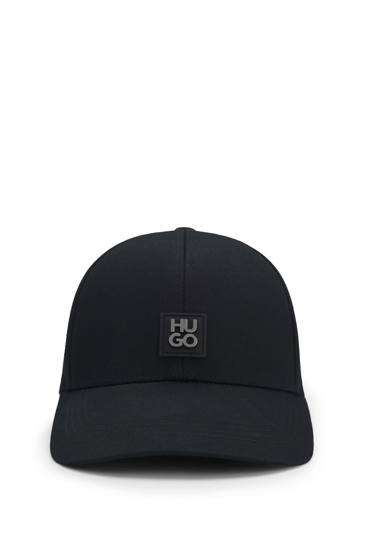 Hugo Men's Black Jake Baseball Cap With Logo Detail in Size Mens, Sports Direct