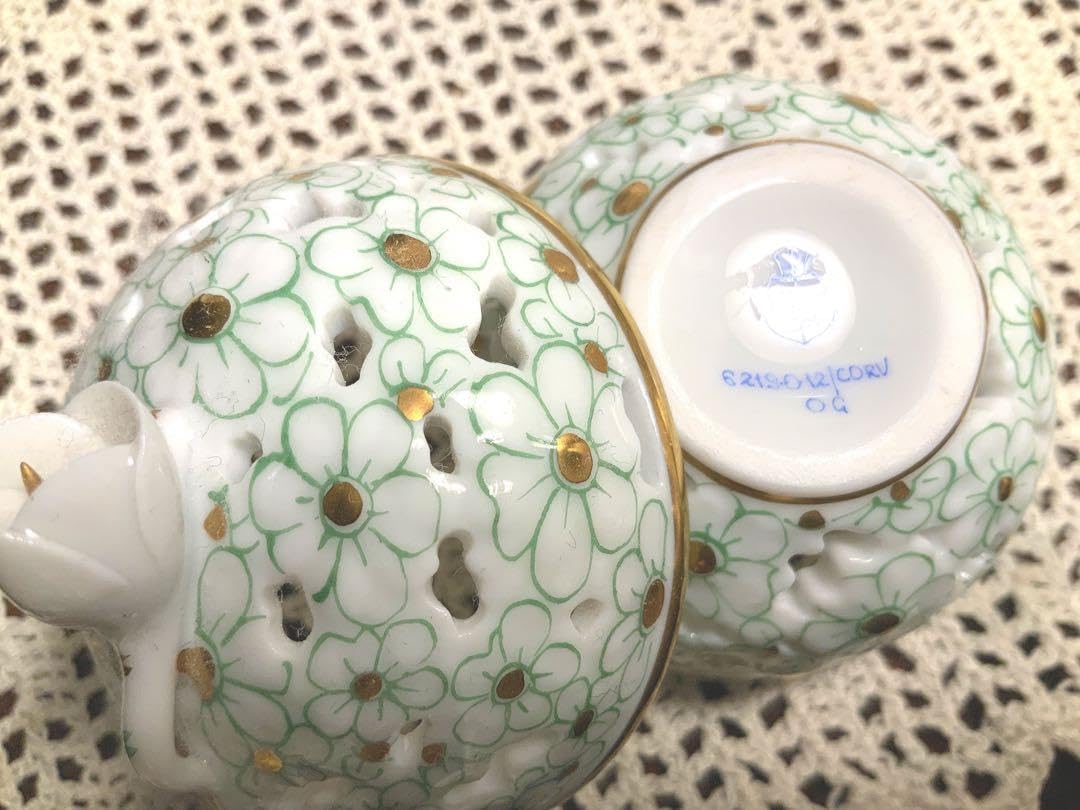 ヘレンド ボンボニール 金彩 透かし 大 【公式通販】