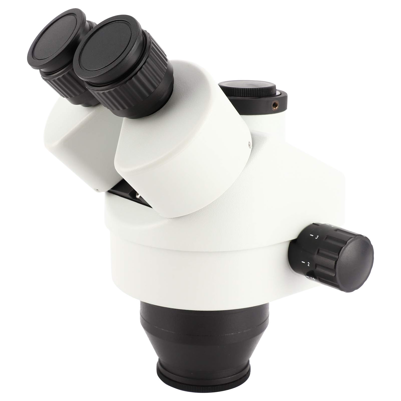 ViaGasaFamido Microscopio Trinocular 7X-45X, Lente de Zoom 0.7-4.5X, Ocular WF10X 30mm, Inclinación 45 Grados, Rotación 360 Grados, para Observación con Microscopio Estéreo (con Lente Objetivo 2.0X)
