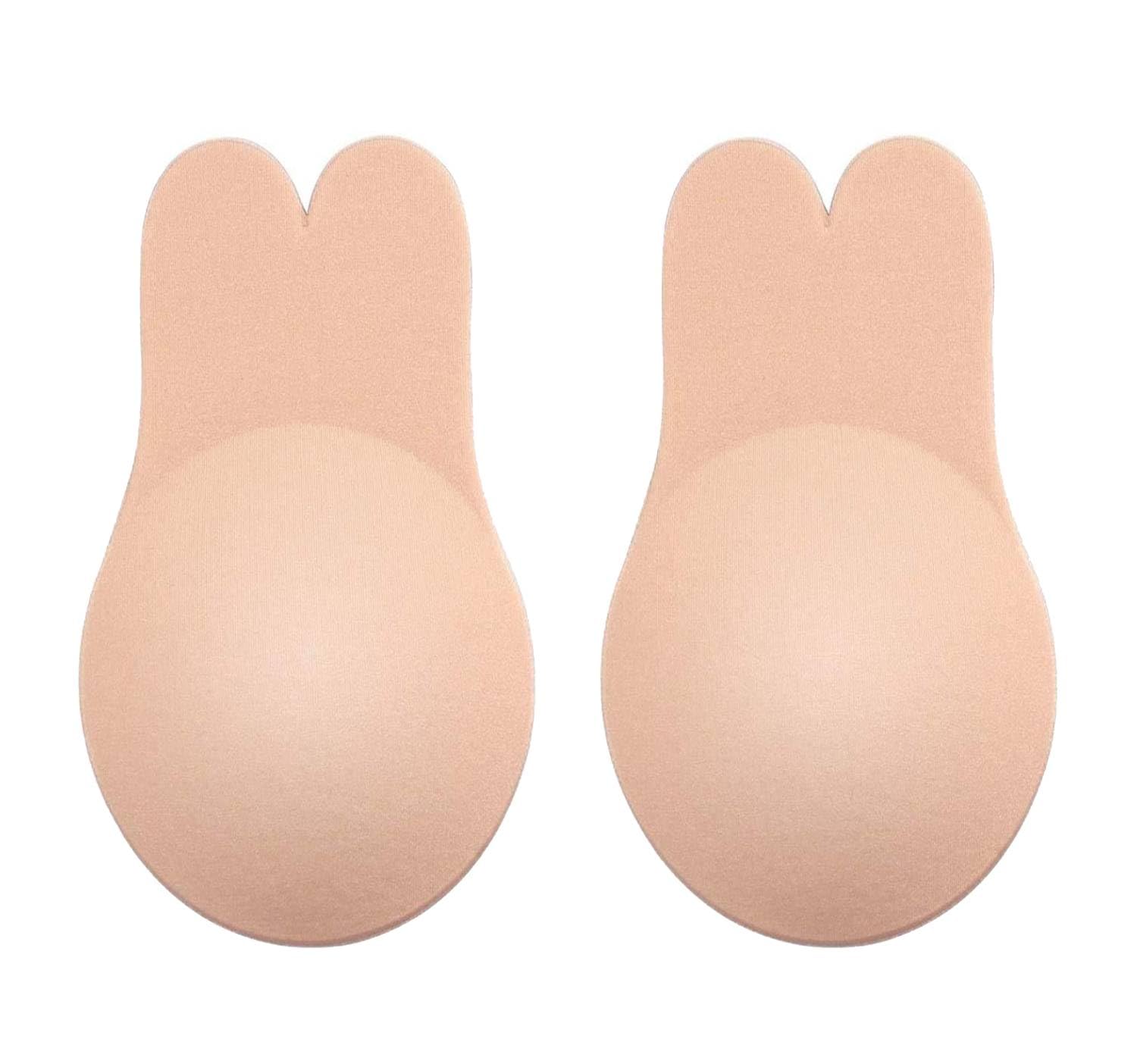 fashiol Women's Sticky Bra Backless Strapless Adhesive Push Up Invisible Stick on Silicone Bra Breast Lift Nipple Covers-picture-24