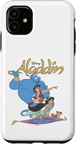 Vista 16 de Funda mágica para iPhone 13 Pro Disney Aladdin Group Shot
