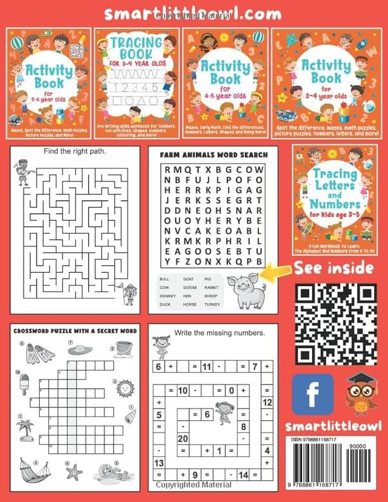 activity-book-for-6-7-year-olds-mazes-word-searches-maths-puzzles-find-the-differences-and-many-more-smart-little-owl-9798861168717-amazon-com-books for Free Printable Mazes And Word Searches Activity Book For 6-7 Year Olds: Mazes, Word Searches, Maths Puzzles, Find the Differences, and Many More!: Smart Little Owl: 9798861168717: Amazon.com: Books for Free Printable Mazes And Word Searches