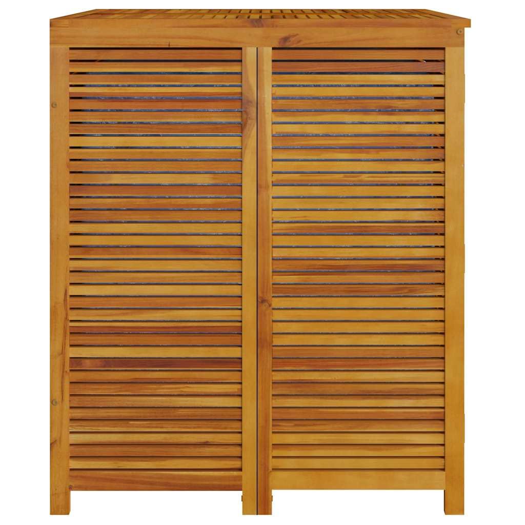 Cassapanca da giardino, 70 x 87 x 104 cm, in legno massiccio di | contenitore per esterni, per cuscini, coperte, con porte, sacchetto impermeabile, istruzioni di montaggio (lingua italiana