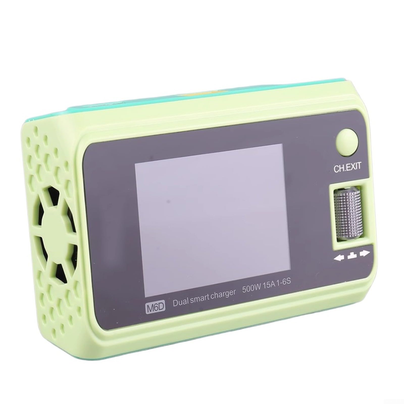 M6D Dual Channel 500W Balance para cargador para 6S para baterías Lipo con distribución de potencia asíncrona e interfaz USB para actualización de firmware (B)