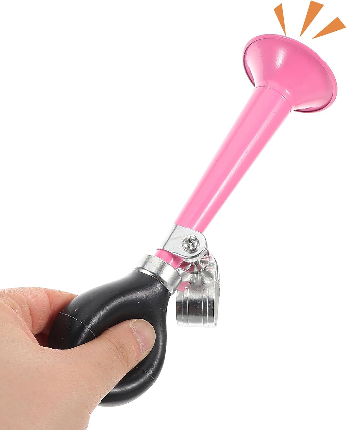 TOYANDONA Metal Plated Bicycle Horn Loud Air Horn for Mountain Bikes and Scooters Pink Safety Cycling Accessory