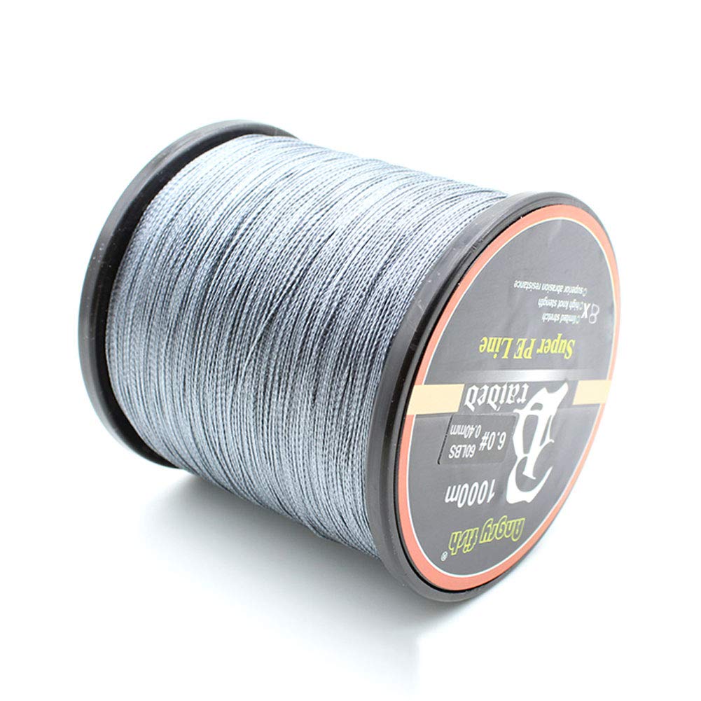 Línea de Pesca Trenzada de PE de 8 Hilos 1000m Sedal de Pesca Super Fuerte Hilo de Pesca 14-80LB Resistente a la Abrasión