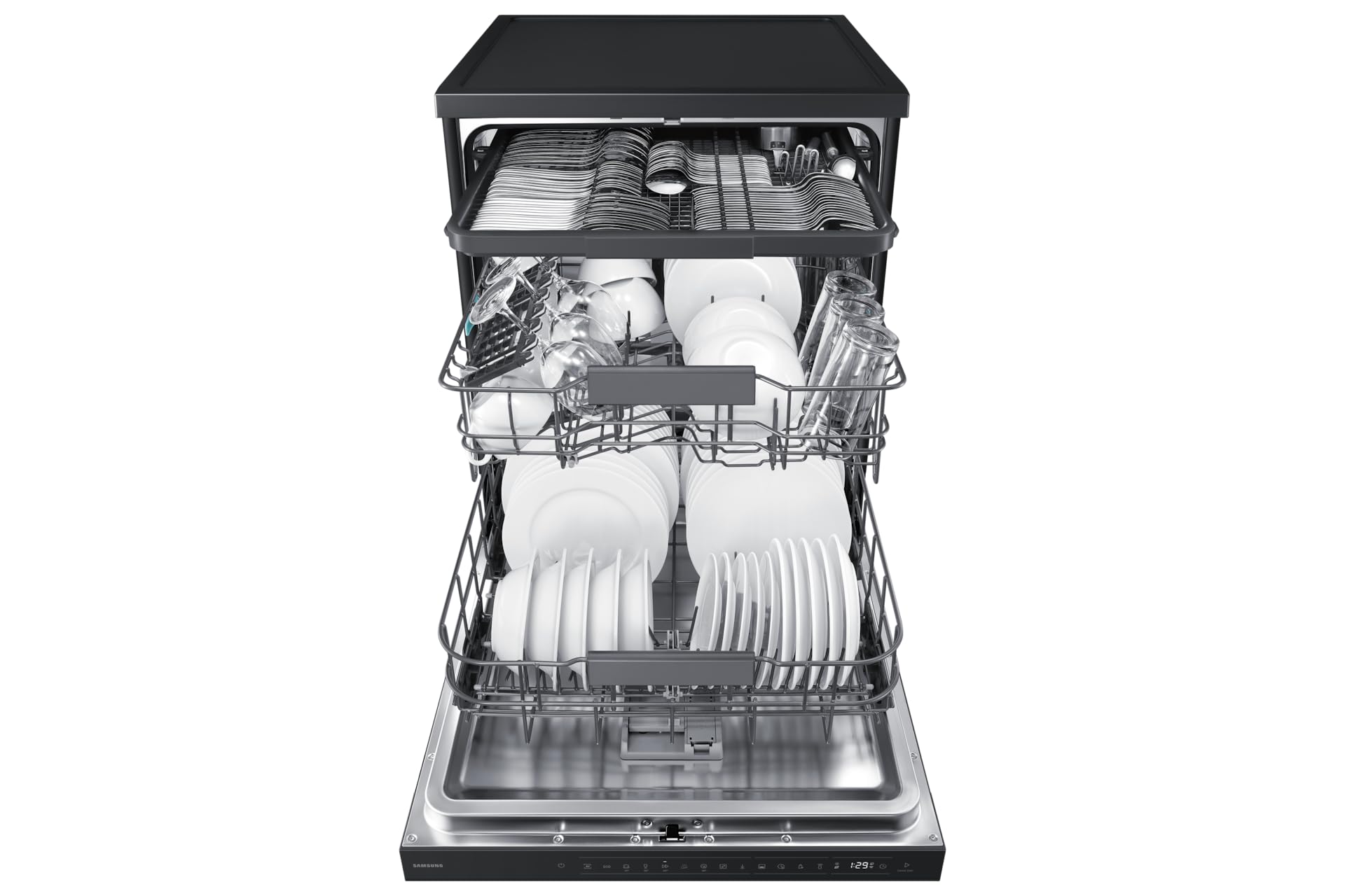 Samsung DW80H Freistehender Geschirrspüler 60 cm EEK B 14 Maßgedecke