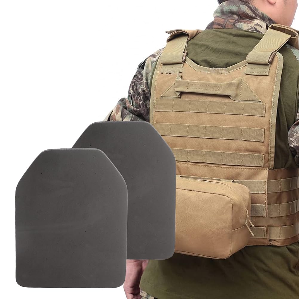 Platte Schutzplatte, Airsoft Schutzpads, Weste Plate Carrier Innenplatten Eva Schaum Dummy Platten Set Schutzpolster Schockkiss Pufferbrett Trainingsweste Schusssichere Weste Aktivitäten Freien