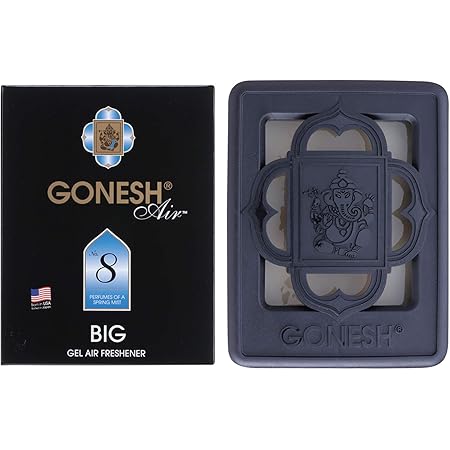 Amazon Gonesh ガーネッシュ 車用置き型芳香剤 ビッグゲルエアフレシュナー No 8 フルーツ系の香り 180g Gonesh ガーネッシュ お香