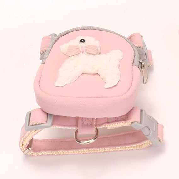 Dog Harness and Leash Dog Backpack Harness with Leash Dog Harness Backpack Cat Harness Pull Puppy Harness Backpack