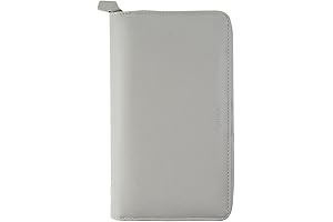 Filofax Saffiano Personal Compact Zip Organizer - Granite