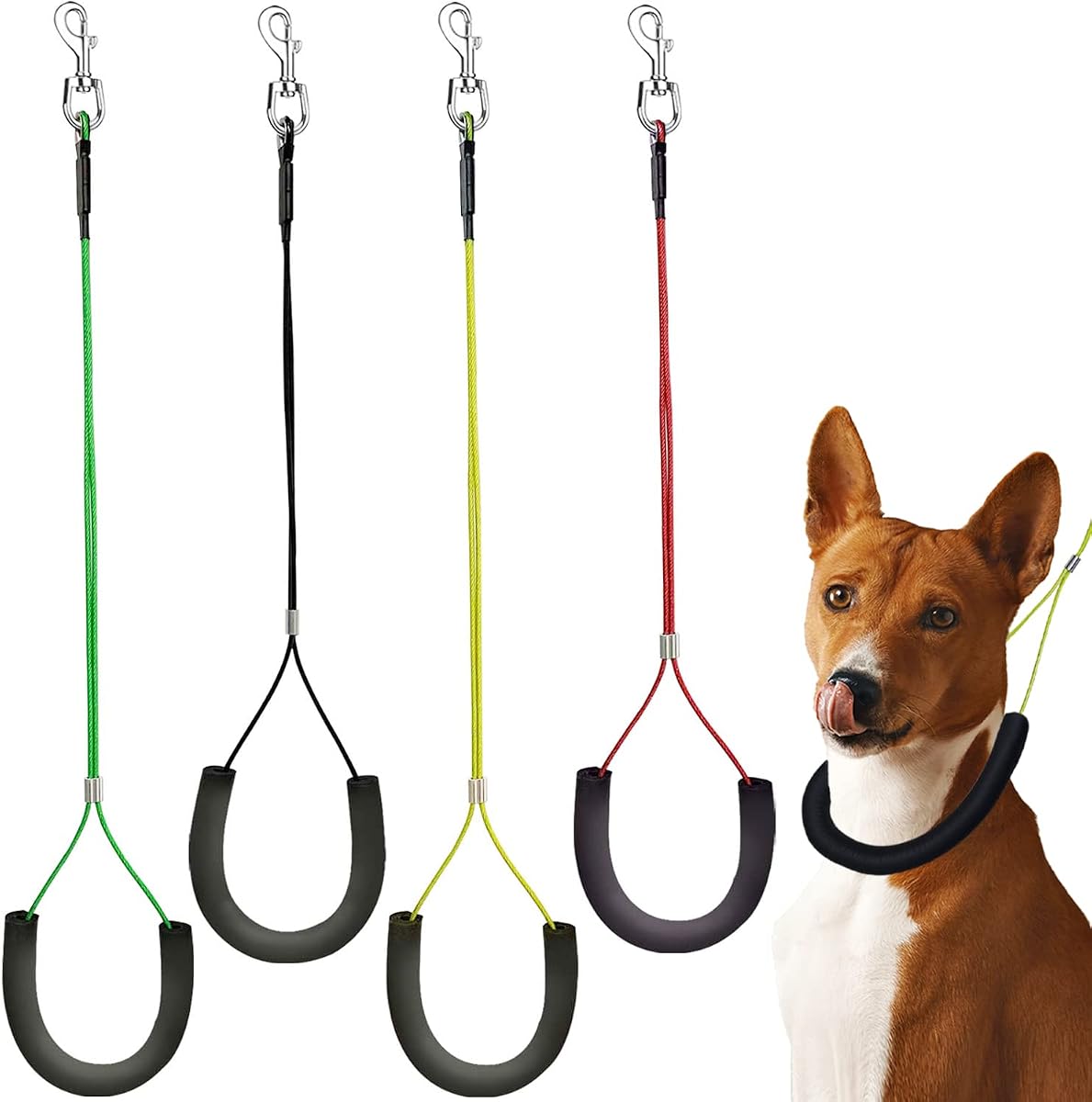 Bucles y suministros para el cuidado de mascotas: sujeción para el vientre del perro, soporte para brazo y mesa, resistente lazo para perros pequeños, medianos y grandes