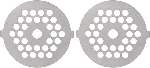Miniatura 8 de 2 cuchillas de picadora eléctrica, cuchillas reemplazables para picadora de carne, placa de molienda de acero inoxidable, agujero redondo para