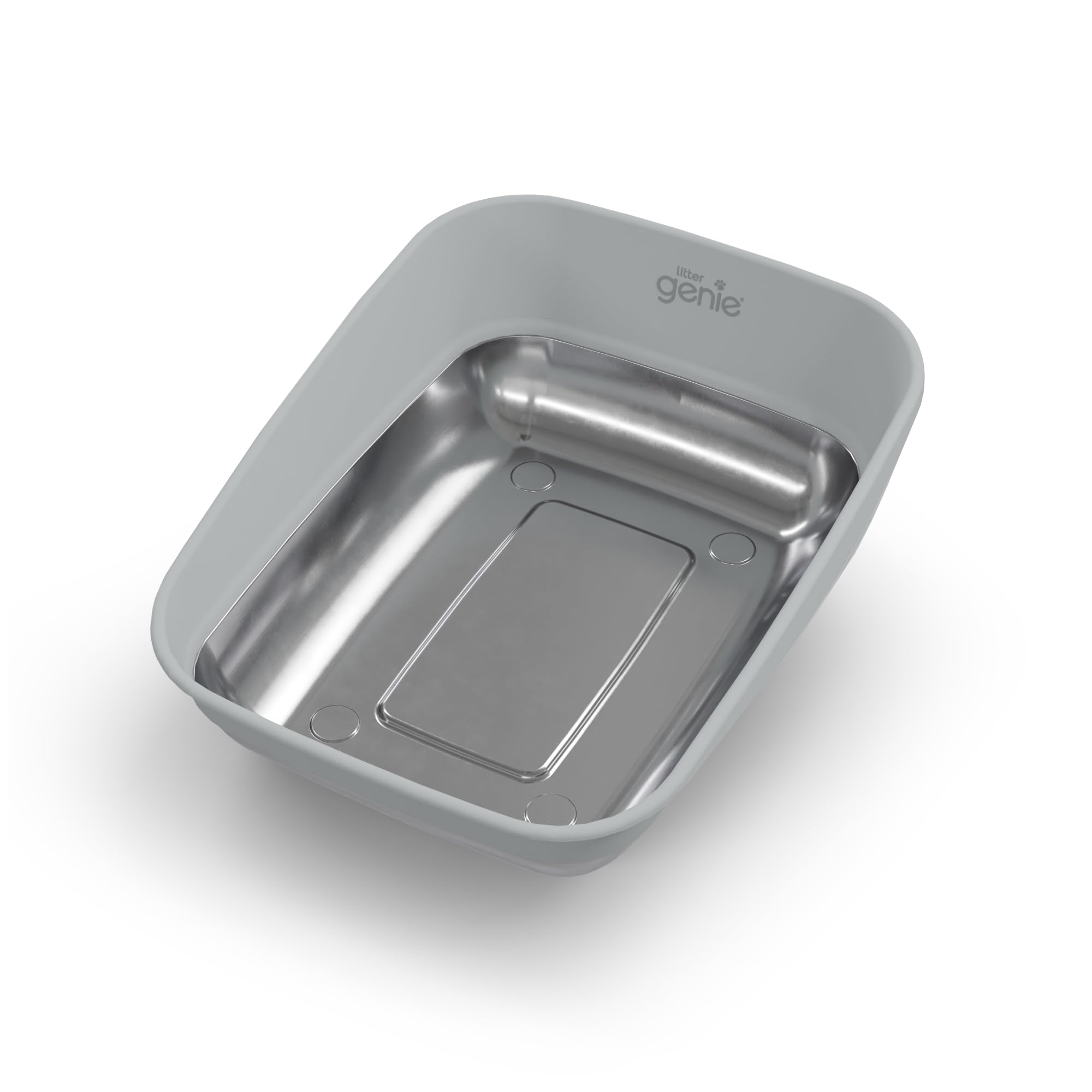 Litter Genie® Platinum XXL Edelstahl‑Katzentoilette – geruchsneutral, hygienisch, rutschfest & robust