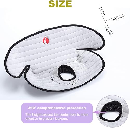 Miniatura 4 de Protector de asiento de coche para bebé, protector de asiento de automóvil con forro impermeable para asiento de automóvil de seguridad infantil,