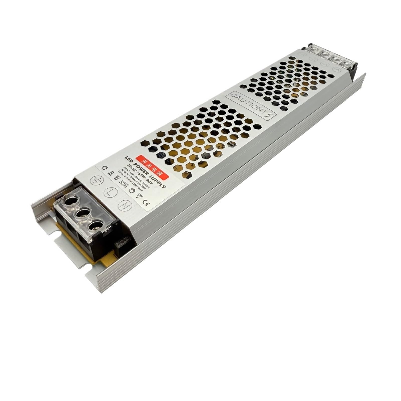 Driver ultra fino para tiras LED Fuente de alimentación de tensión constante DC 12V/24V Iluminación Mini60W 100W 150W 200W 300W 400W