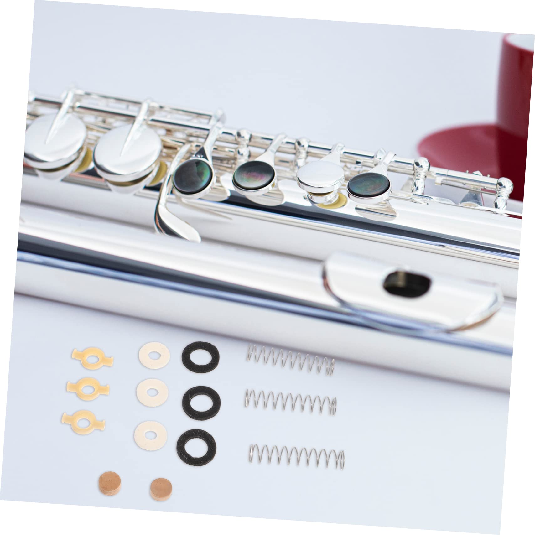 LIFKOME 1Set Trumpet Repair Kit of Trumpet Stopper Cushion and Valve Guide for Easy Maintenance of Wind Instruments Workmanship for Professional Results