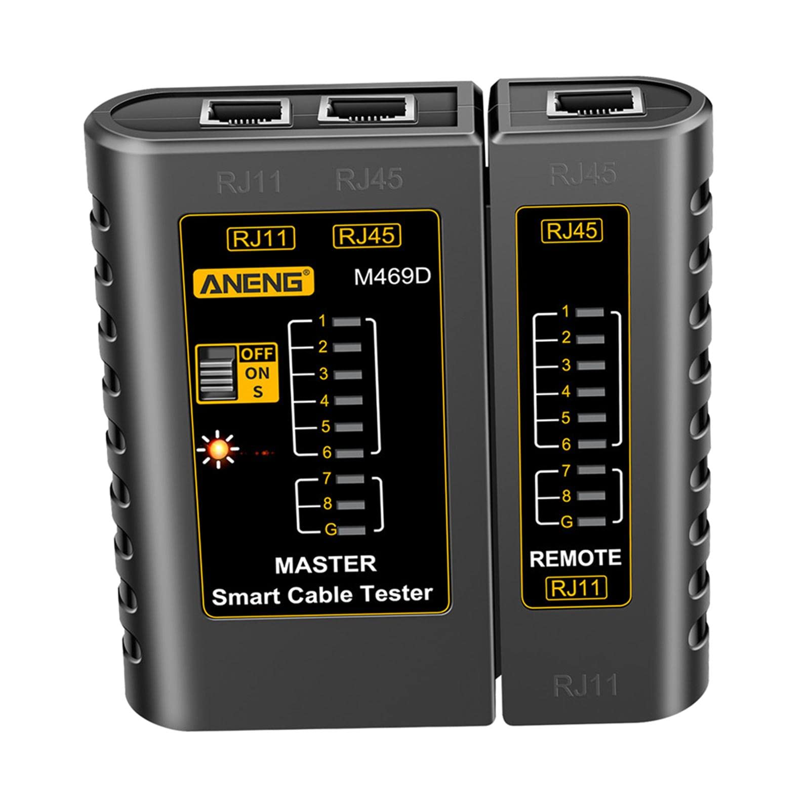 Ethernet Cable Tester Network Testing Tool Cat5 Cat5e Cat6 for Network Blackcomputer Cable Testers Computer Cables Connectors Computers Tablets-image-39