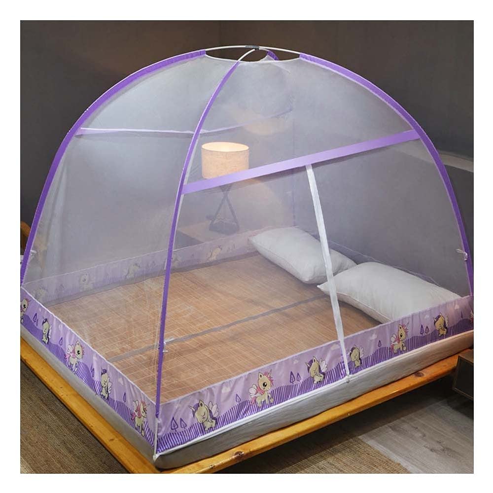 GTHTUHFD Pop Up Mosquito Net, Portable Tent Travel Double Door Zipper Bed Net, Easy Installation And Fine Mesh, Perfect For Bedroom Outdoor,2,180 * 200Cm,2-150 * 200CM