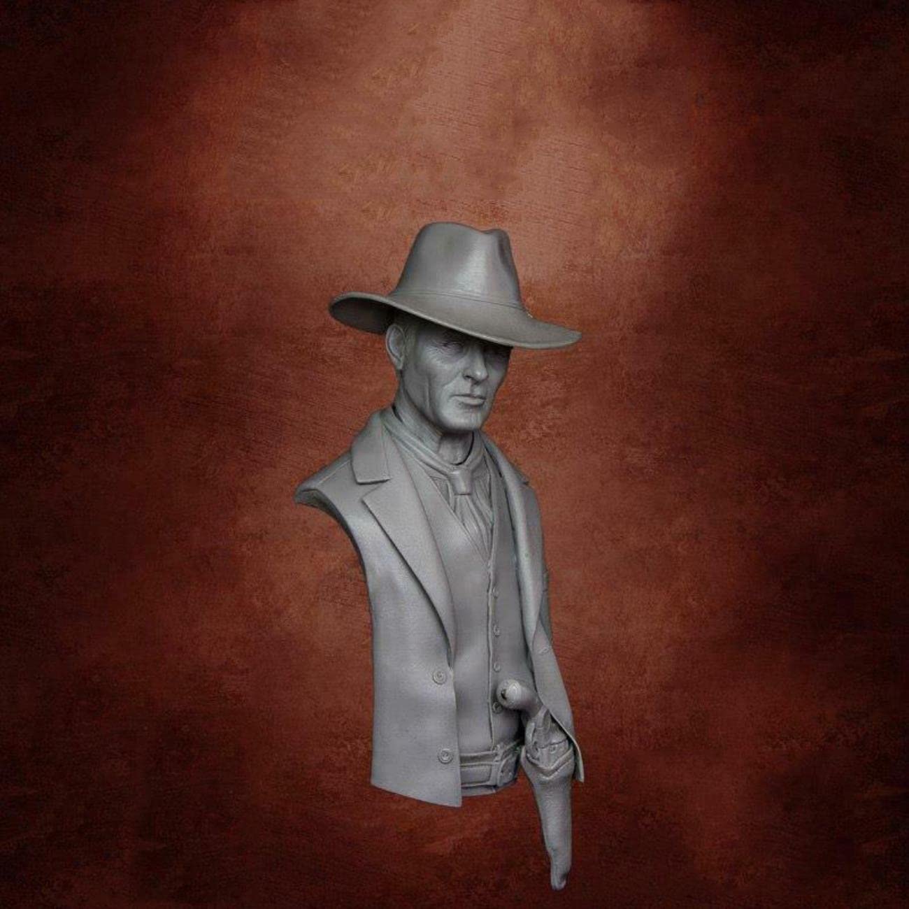 Buste D'Homme Moderne 1/10 - Figurine En Résine à Peindre Et Assembler - Modèle Miniature