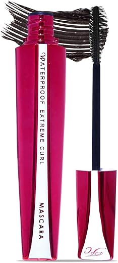 FASHION COLOUR Platinum Waterproof Mascara | Super Dense | Double Effect Silicon Brush | Extreme Curl | Waterproof | Volum...