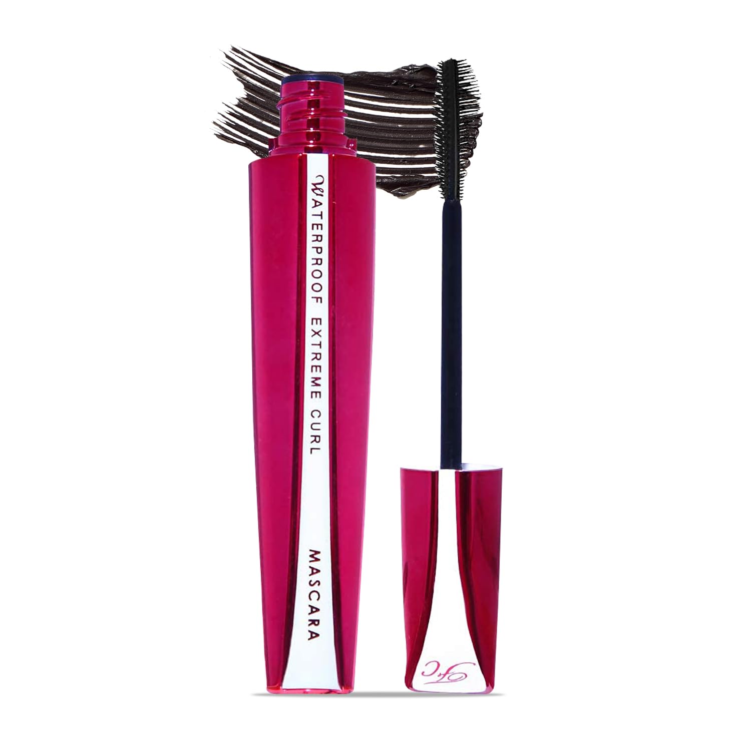 FASHION COLOUR Platinum Waterproof Mascara | Super Dense | Double Effect Silicon Brush | Extreme Curl | Waterproof | Volumising | Long Lasting | Extreme Black | Smudeproof | BLACK 8G-image-39