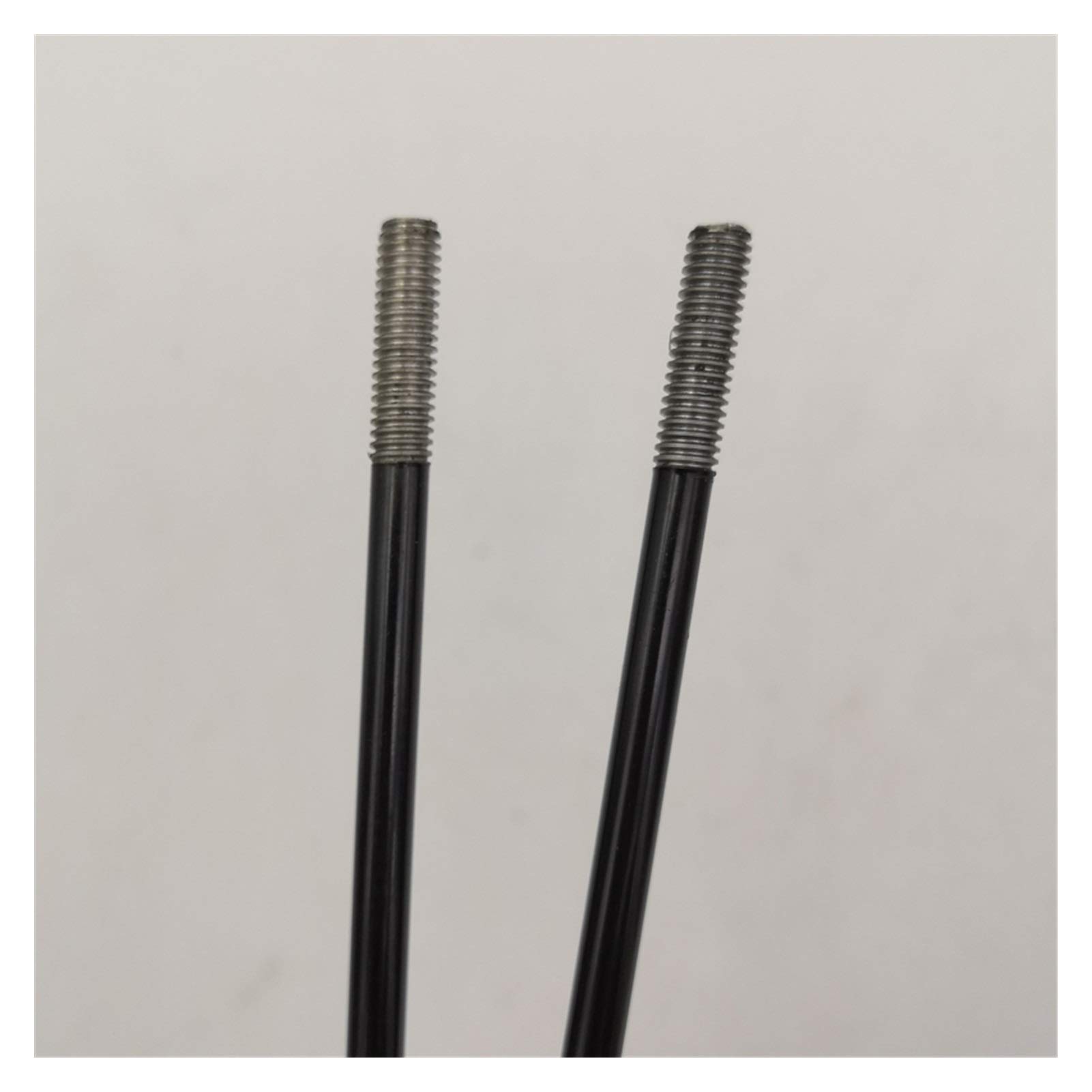 Fahrradspeichen,Fahrrad Speichen,Speichen 8 Gauge Durchmesser 4.0mm Schwarz Farbe Motorradspeichen Material 304 Edelstahl Rundkörper Motobike Radteile Nadeln