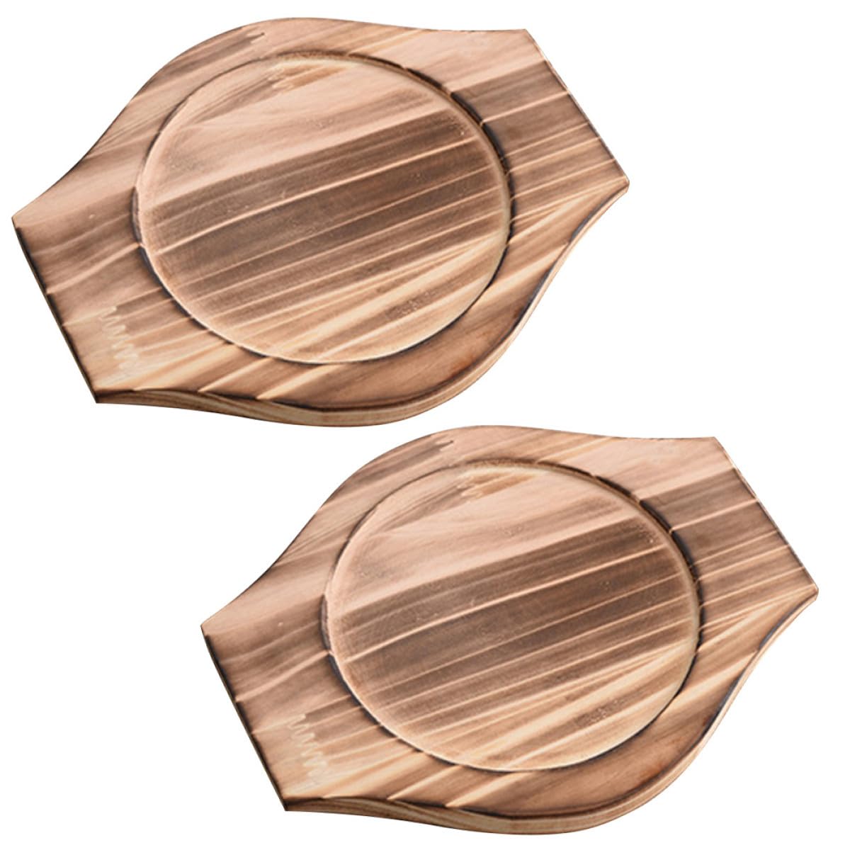 Soportes de madera para cazuelas y tapetes resistentes para ollas domésticas